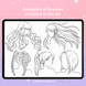 Procreate 75 anime manga chibi hairstyles brushes. Пензлі аніме зачіски  75AnimeHair фото 7