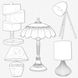 Procreate lamps interior brush. Кисти лампы 115Lamps фото 7