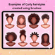 Procreate 55 hair curly brushes. Пензлі кучеряве волосся 55CURLY фото 7