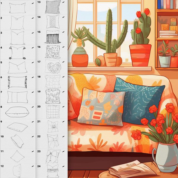 Procreate pillows interior brushes