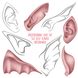 Procreate elf ears brushes. Кисти уши эльфа 50ElfEars фото 9