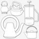 Procreate teapots  kettle brushes. Кисти чайники кухня 45Teapots фото 5