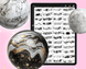 Procreate marble texture brushes. Procreate Interior brushes