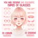 Procreate 50 glasses eyes brushes. Кисти очки 50GLASSES фото 3