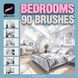 Procreate bedrooms interior brushes. Кисти спальные комнаты 90Bedrooms фото 1